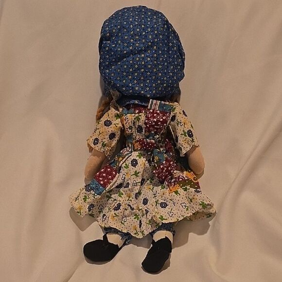 Vintage HOLLY HOBBY Rag Doll From 1970's with Blue Bonnet. Great Cond! - Picture 3 of 7